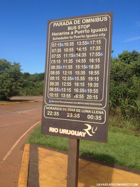 Ônibus de Foz do Iguaçu para Argentina (Puerto Iguazu)