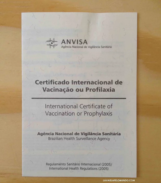 Certificado Internacional de Vacinação