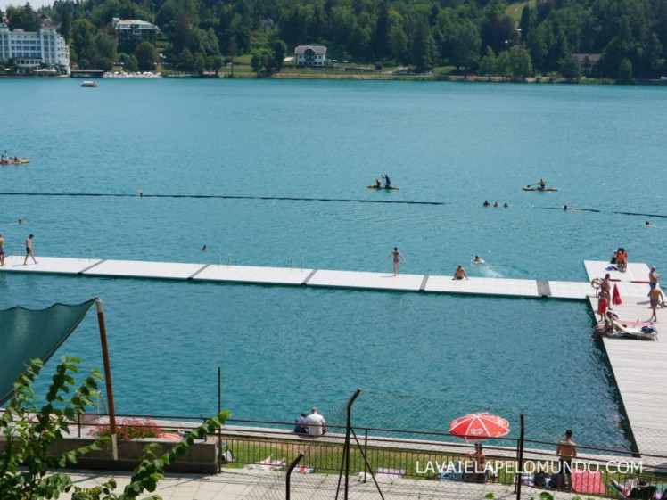 parque aquático lago de bled eslovênia